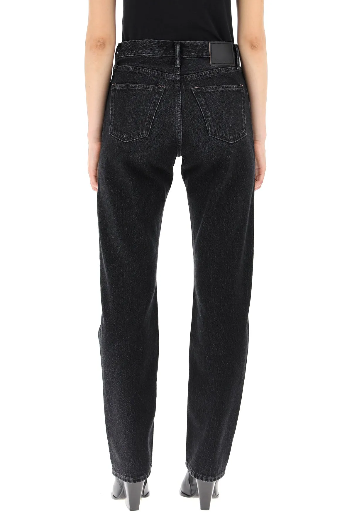 Acne Studios High Rise Regular Fit Jeans