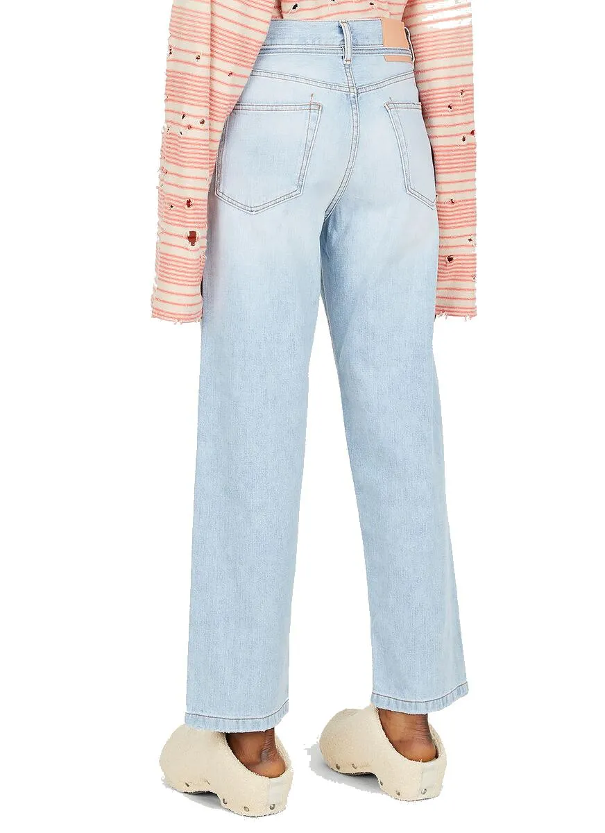 Acne Studios High-Rise Straight-Leg Jeans