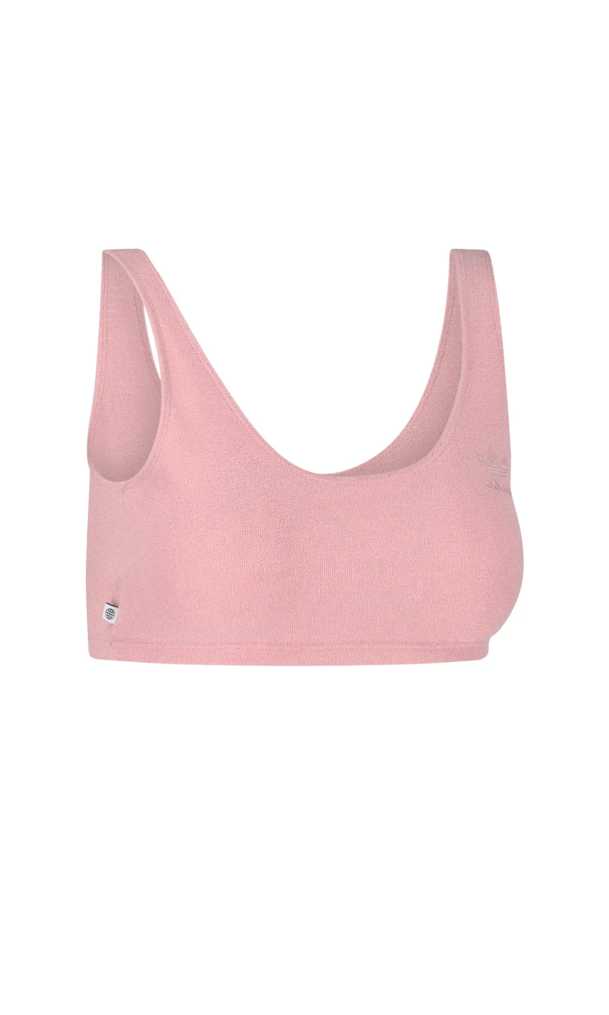 Adidas Originals Logo Embroidered  Cropped Top