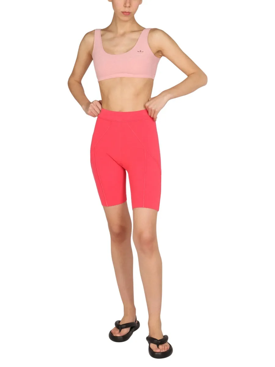 Adidas Originals Logo Embroidered  Cropped Top
