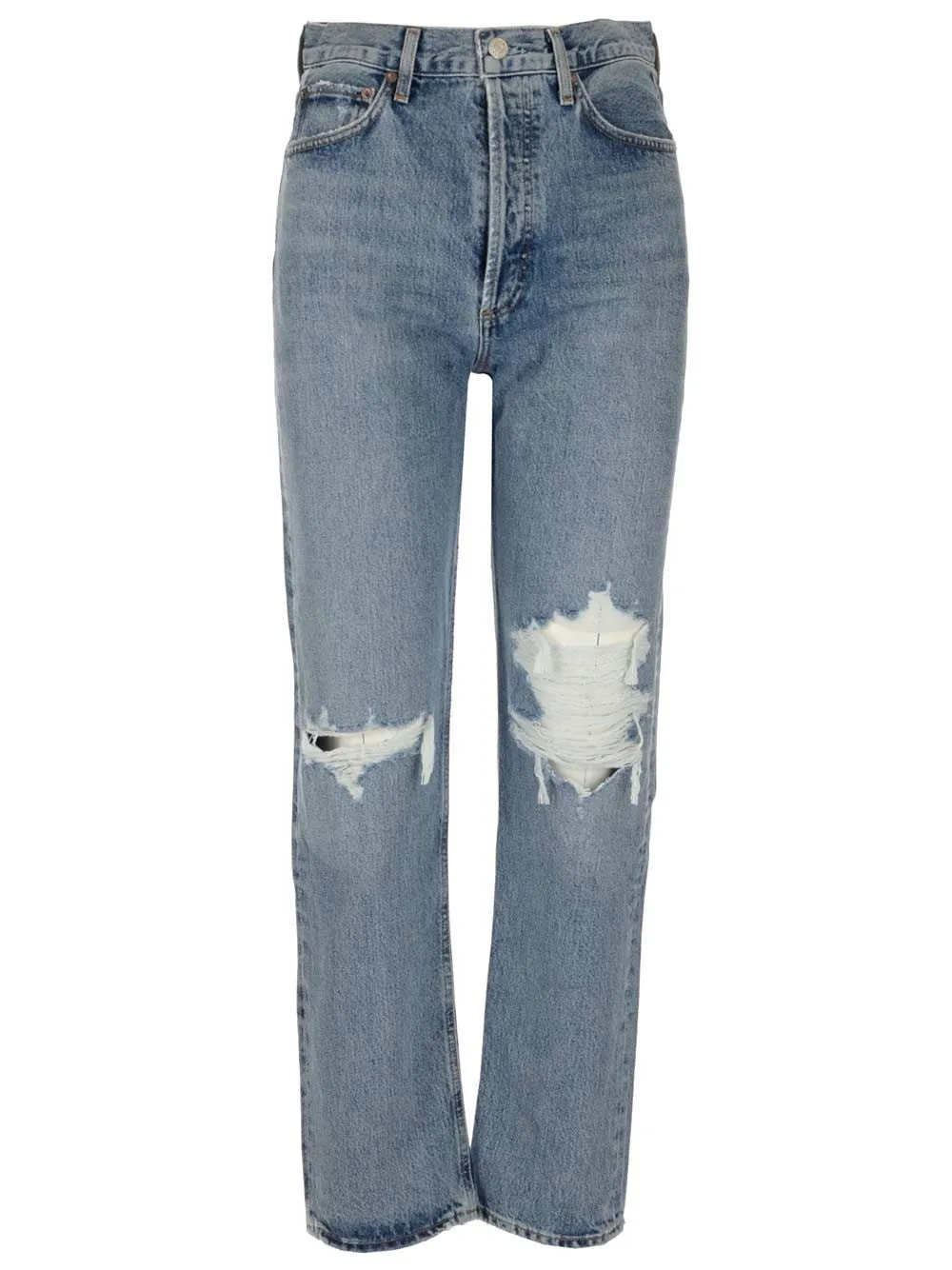 AGOLDE 90s Pinch Waist Distressed Jeans