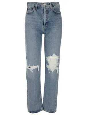 AGOLDE 90s Pinch Waist Distressed Jeans