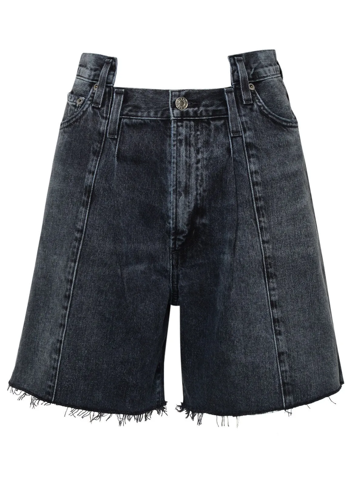 AGOLDE Distressed Knee-Length Shorts