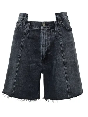 AGOLDE Distressed Knee-Length Shorts