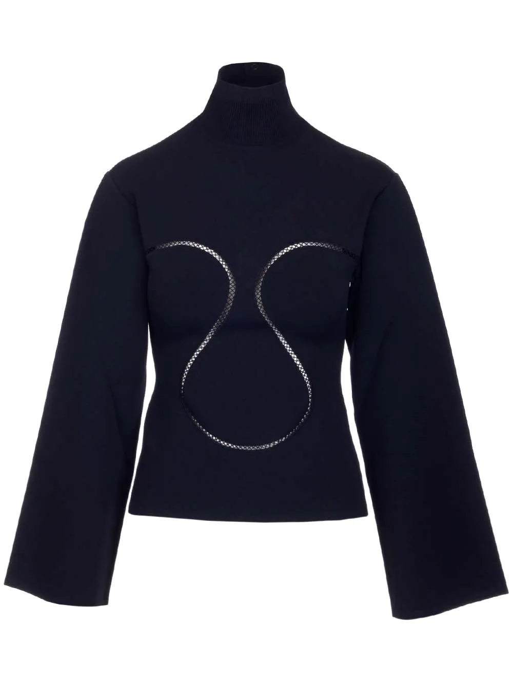Alaa Dropped Shoulder Long-Sleeved Sweater