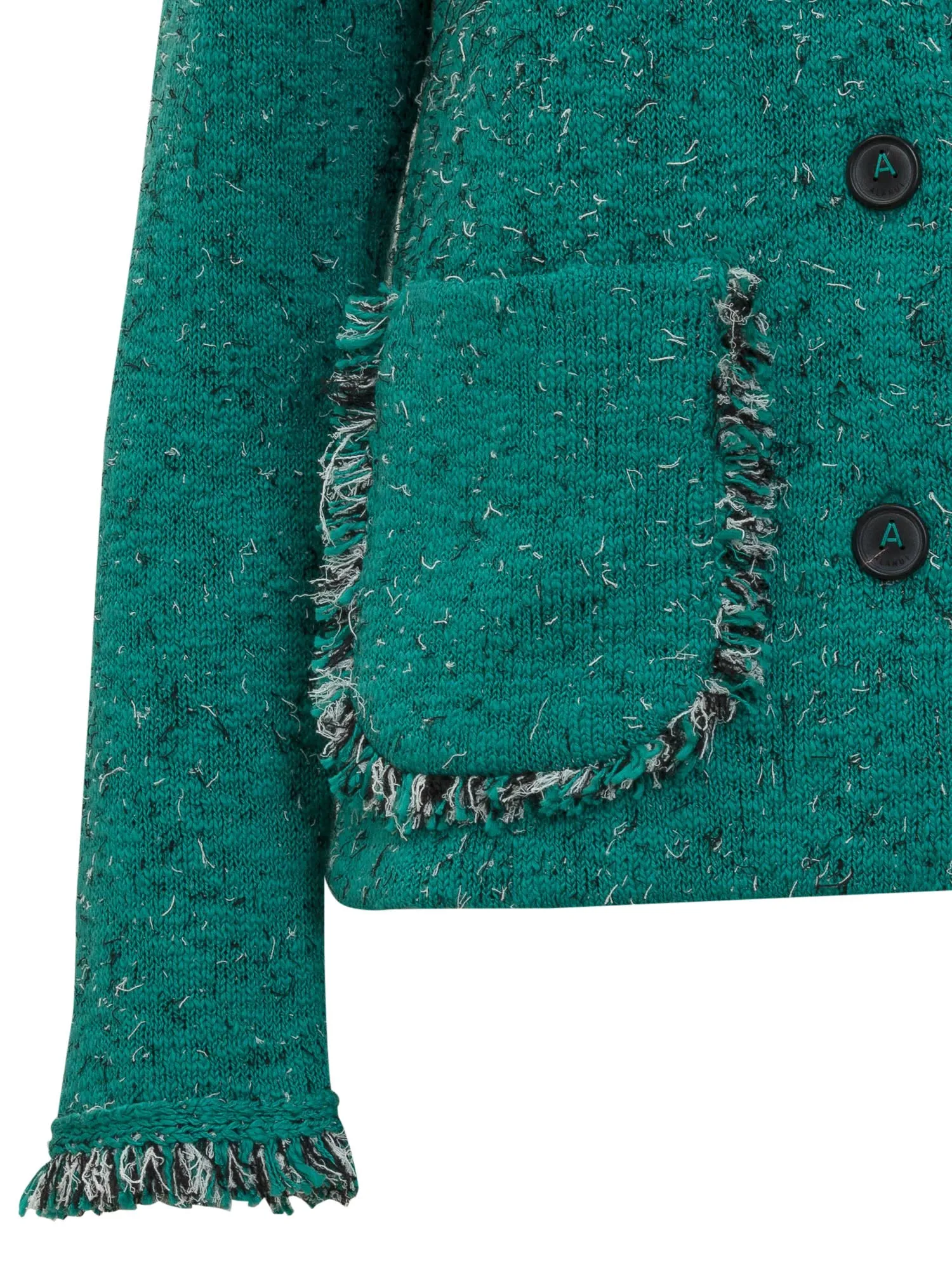 Alanui Bandana Printed Frayed Edge Jacket