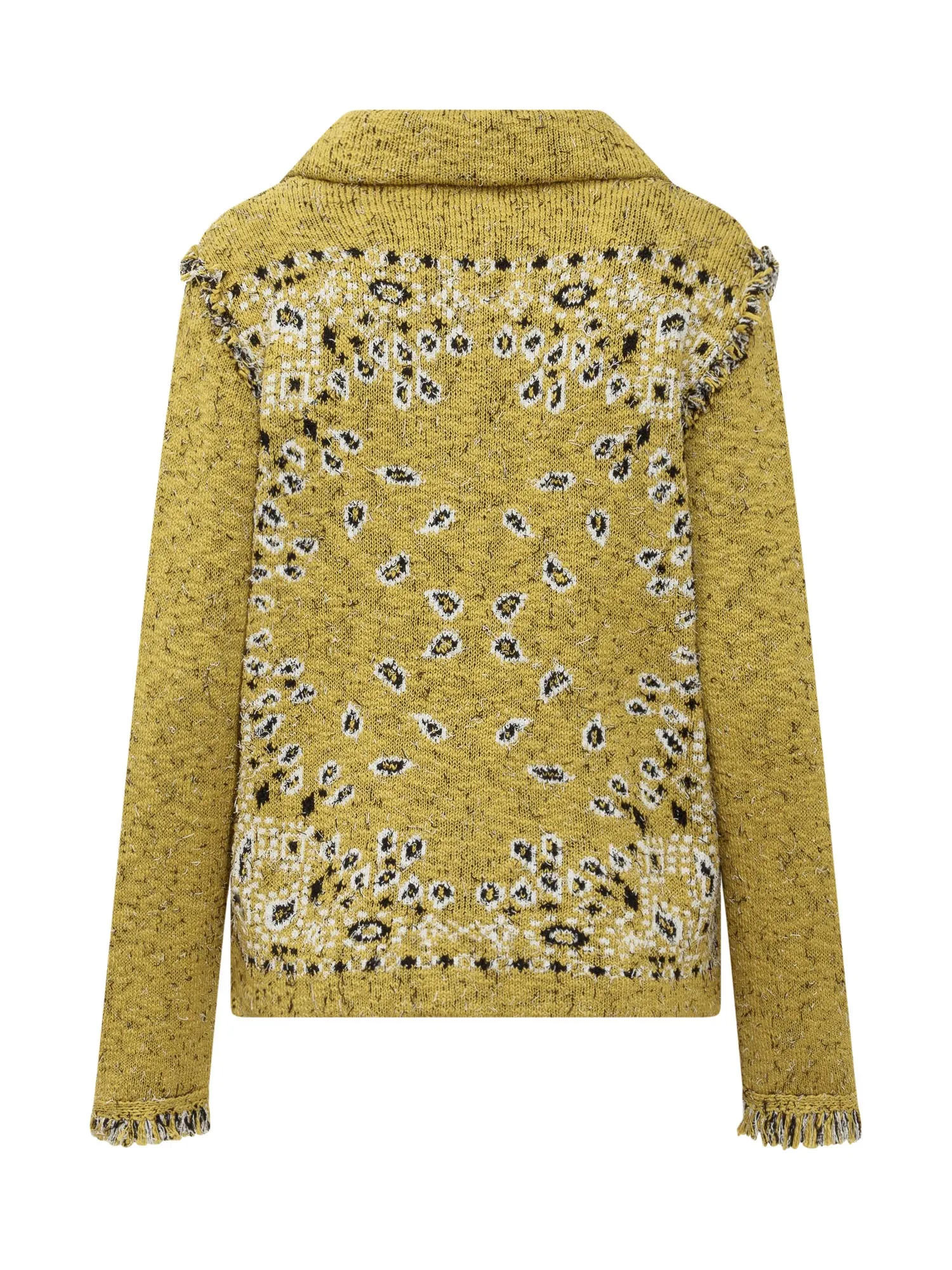 Alanui Bandana Printed Frayed Edge Jacket