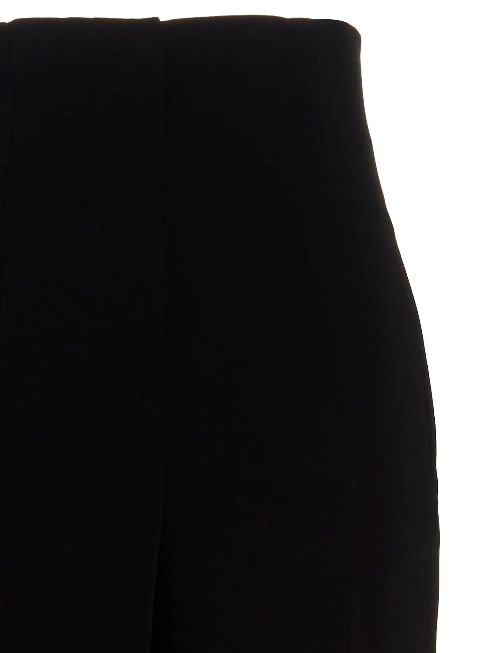 Alberta Ferretti High Waist Straight Leg Trousers