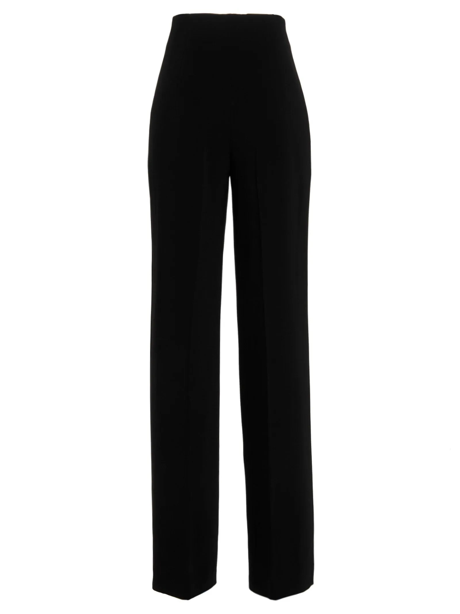 Alberta Ferretti High Waist Straight Leg Trousers