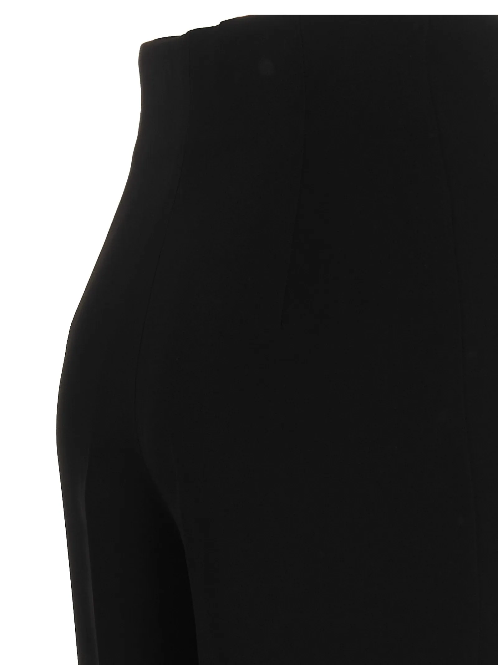 Alberta Ferretti High Waist Straight Leg Trousers