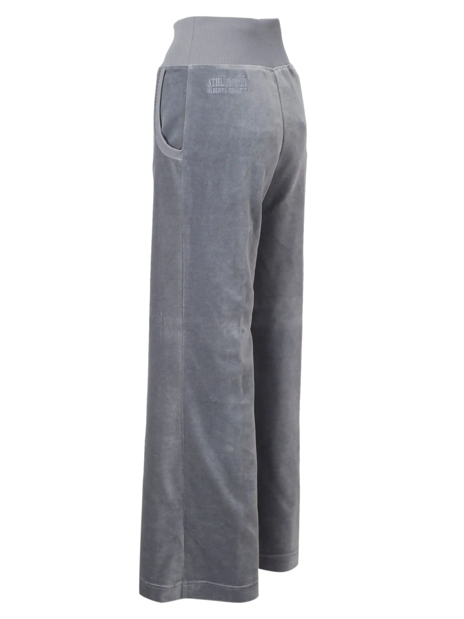 Alberta Ferretti High Waisted Flared-Leg Trousers