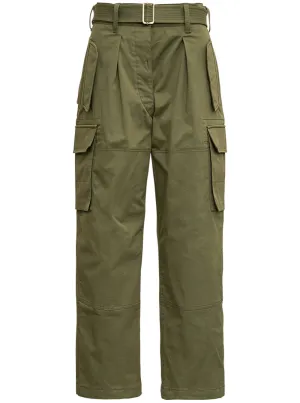 Alberta Ferretti Straight Leg Cargo Pants