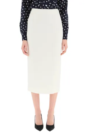 Alessandra Rich Back Vent Midi Skirt