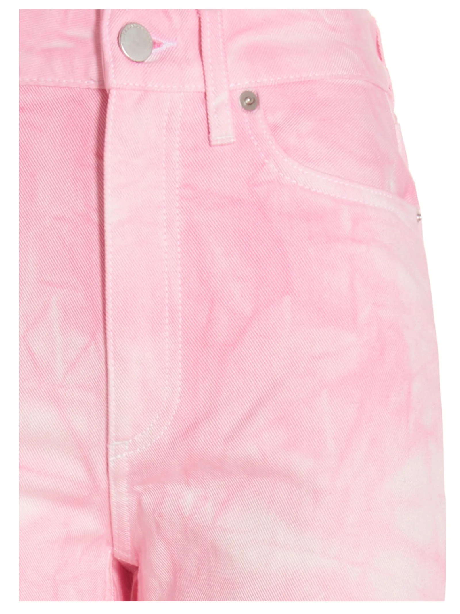 Alessandra Rich Bleached Flared Jeans