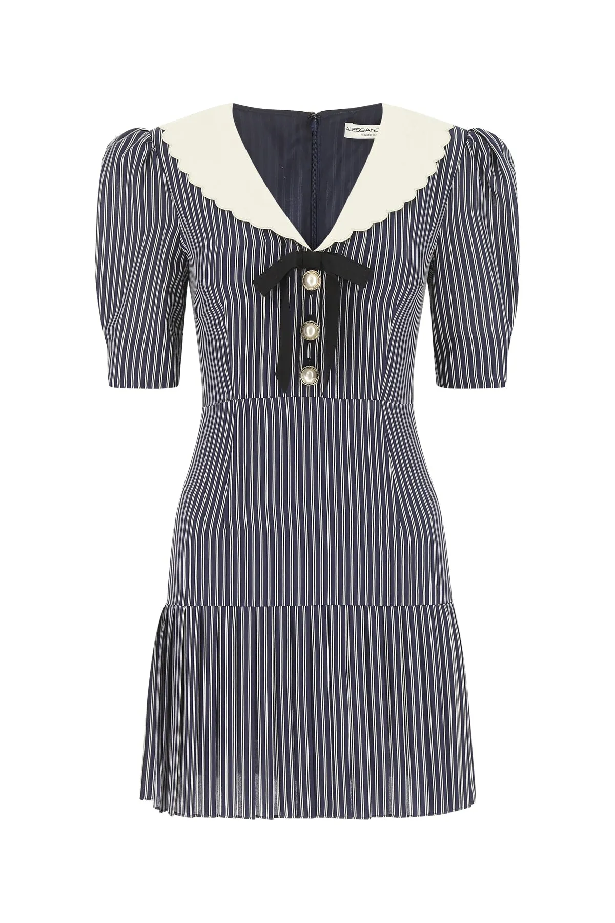 Alessandra Rich Pinstripe Mini Dress