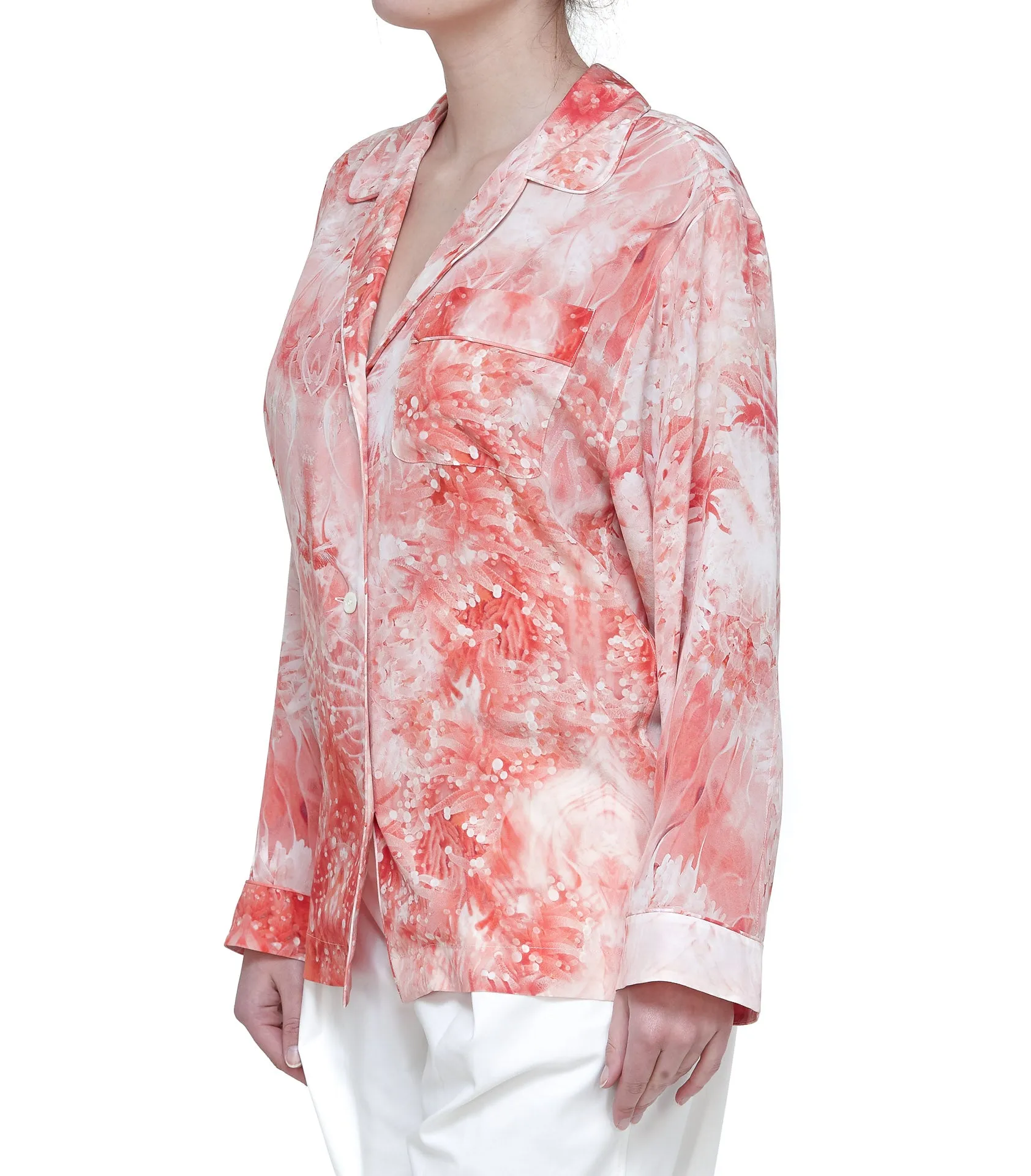 Alexander McQueen Abstract Printed Pajama Shirt