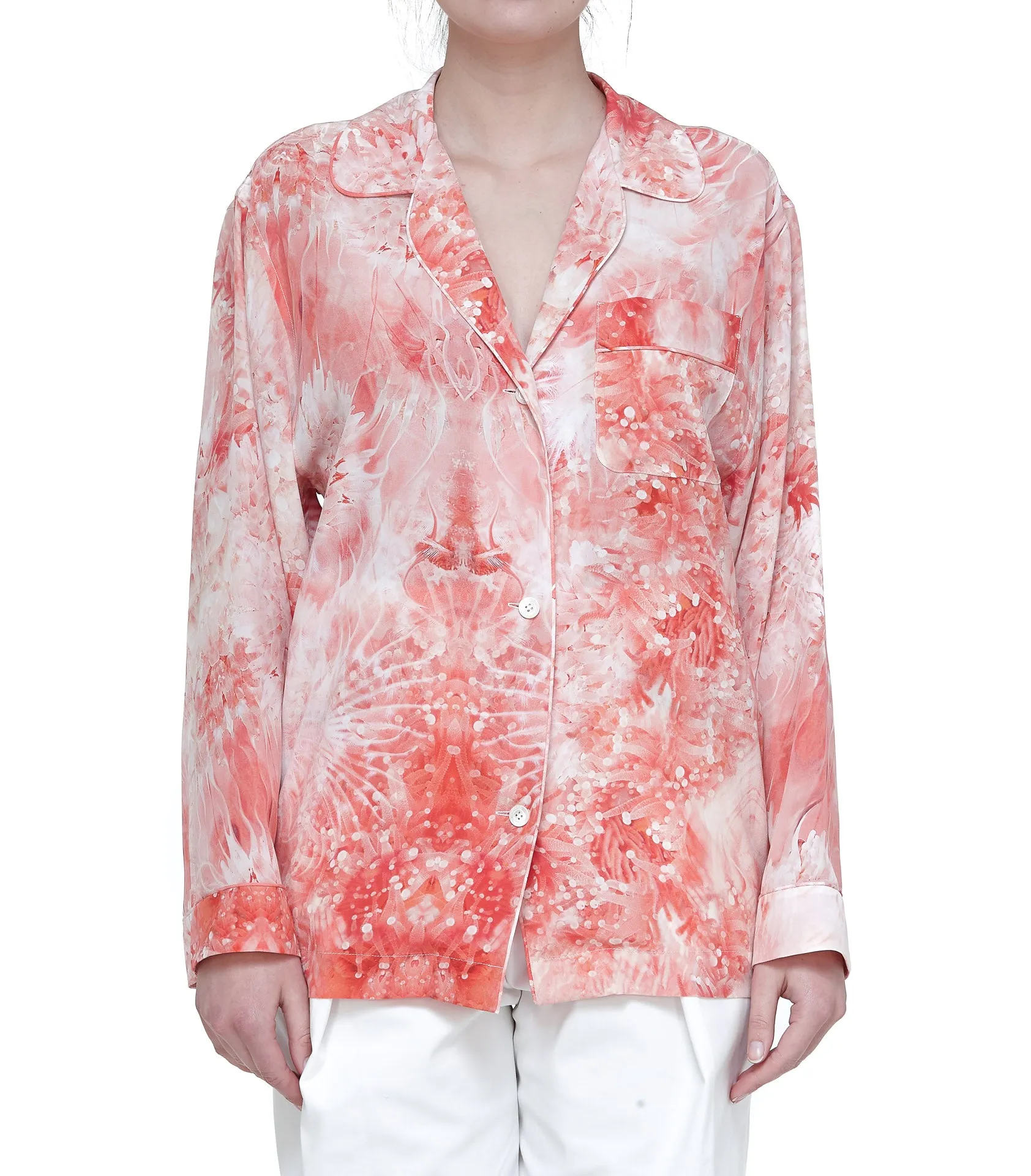 Alexander McQueen Abstract Printed Pajama Shirt
