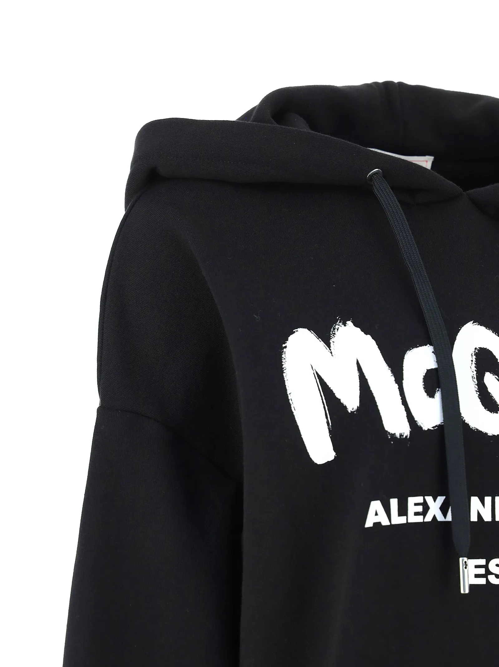 Alexander McQueen Graffiti Logo Printed Hoodie