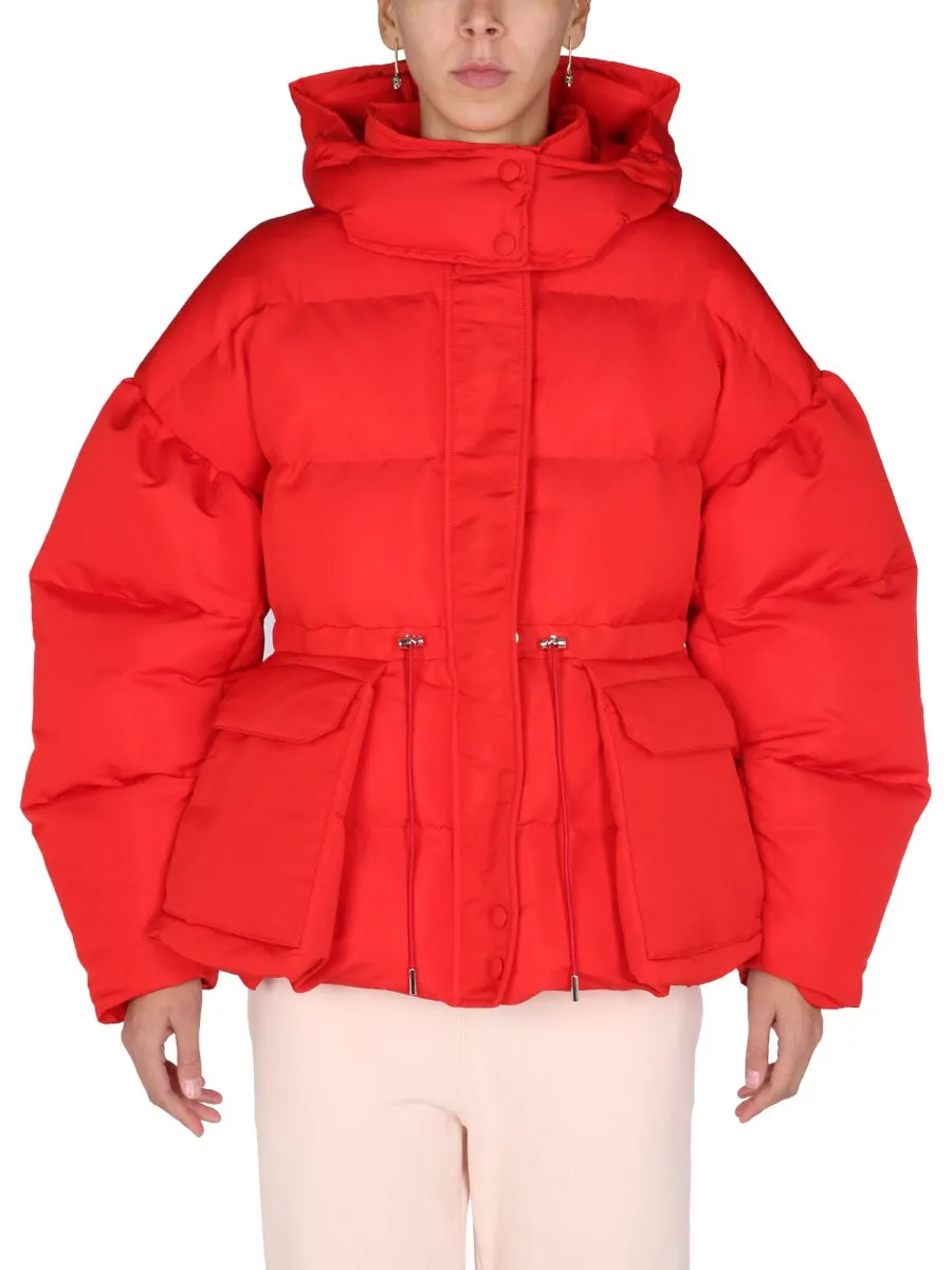 Alexander McQueen Graffiti Logo Printed Padded Jacket