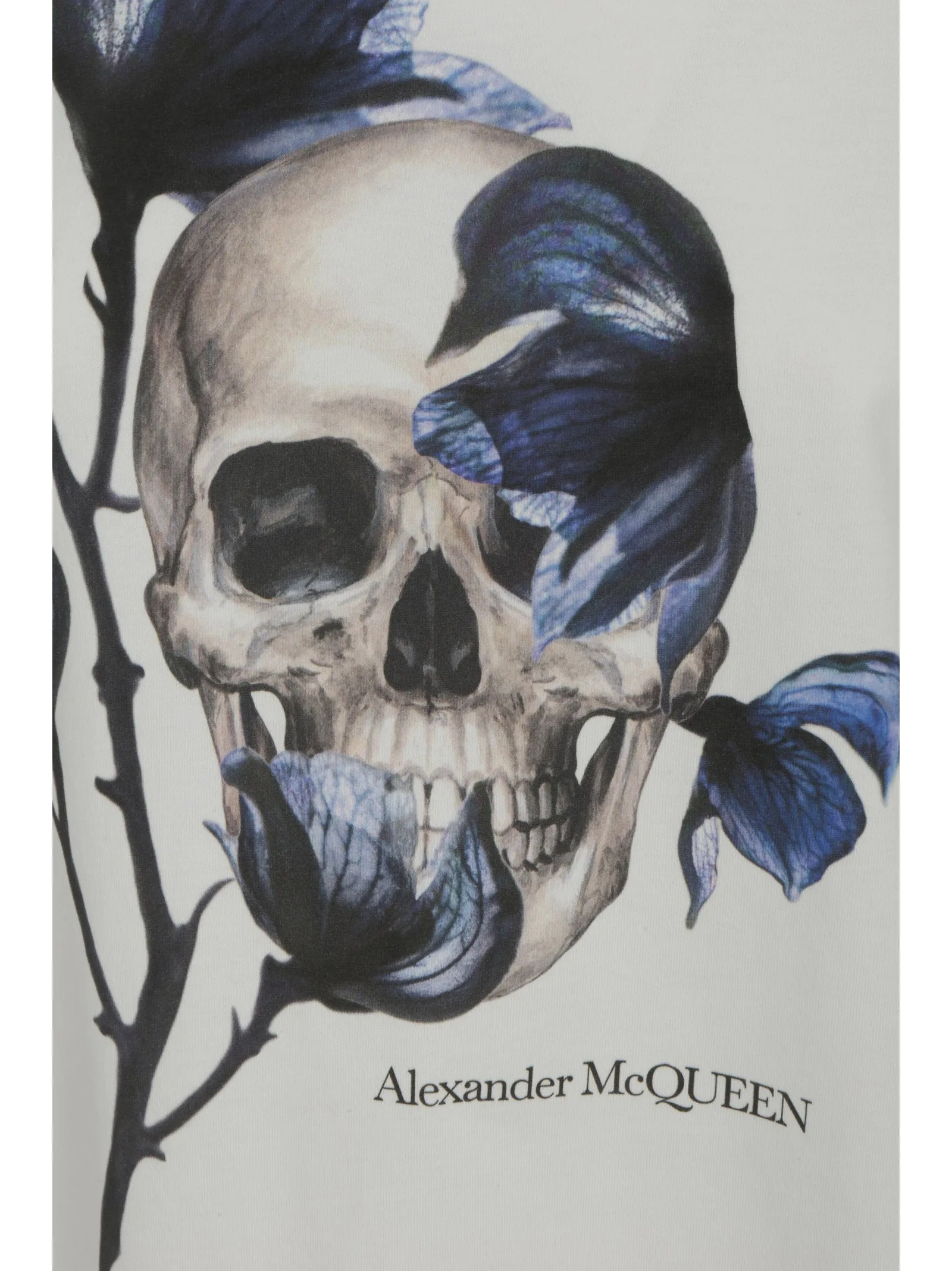 Alexander McQueen Graphic Printed Crewneck T-Shirt