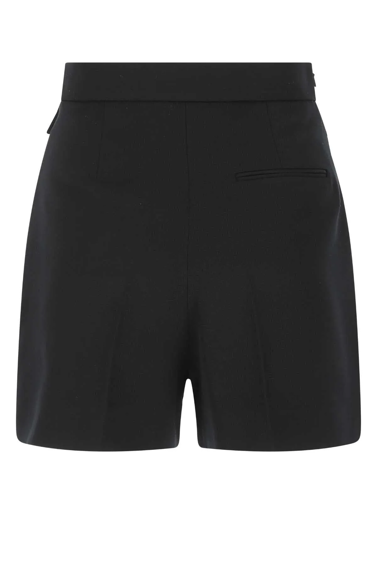 Alexander McQueen High Waist Button Detailed Shorts