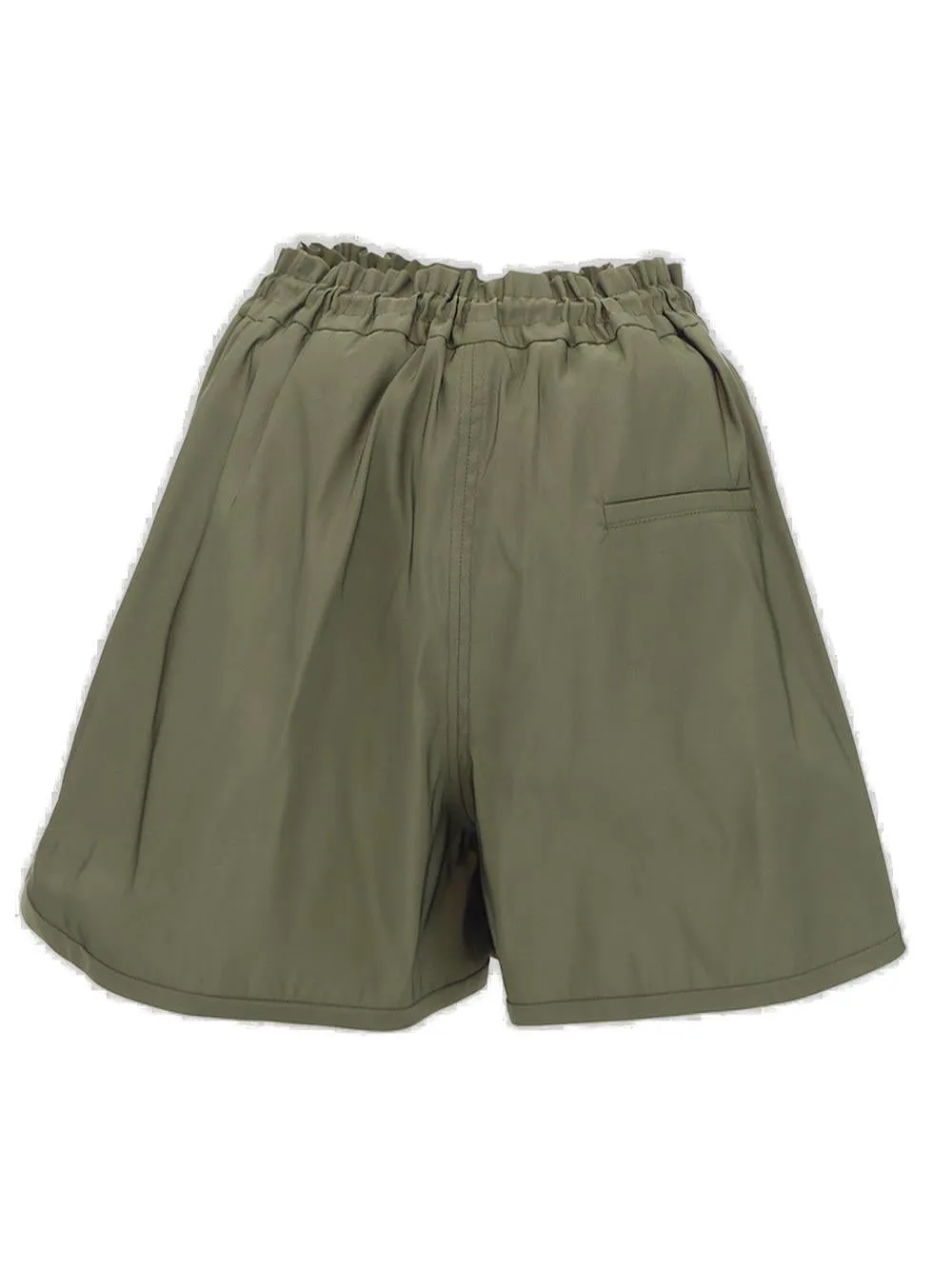 Alexander McQueen High Waist Drawstring Shorts