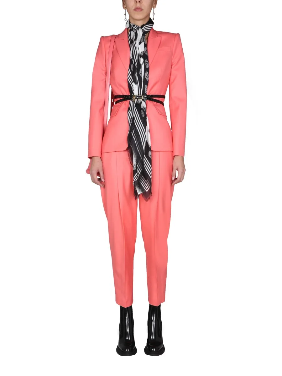 Alexander McQueen High-Waisted Tapered Trousers