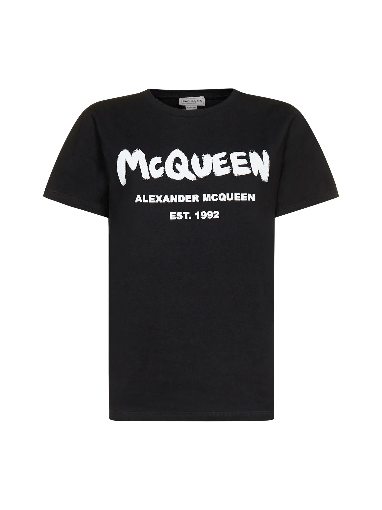 Alexander McQueen Logo Print Crewneck T-Shirt