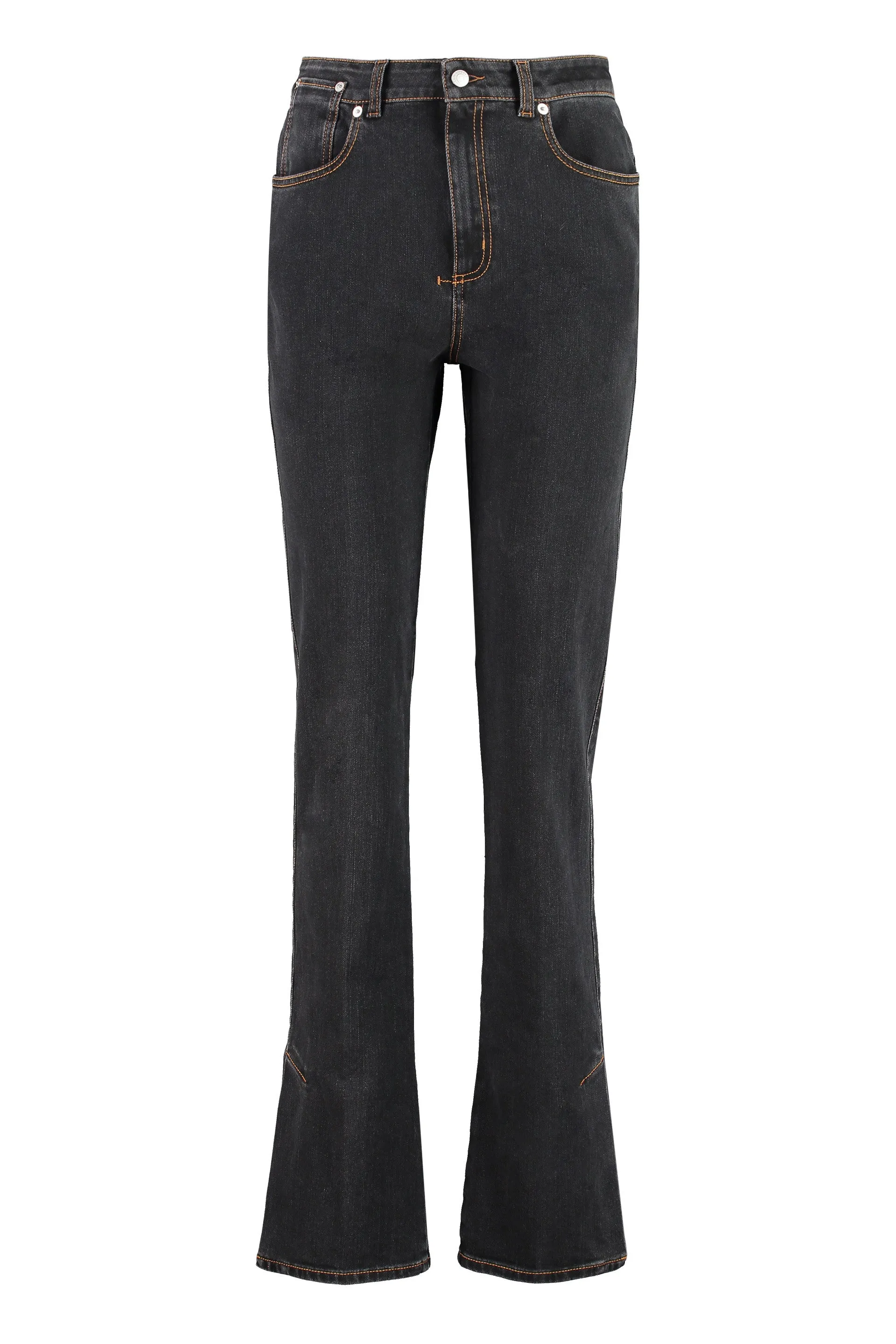 Alexander McQueen Low-Rise Bootcut Denim Jeans