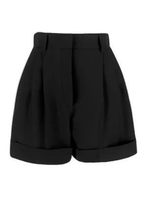 Alexander McQueen Pleat Detailed Tailored Shorts