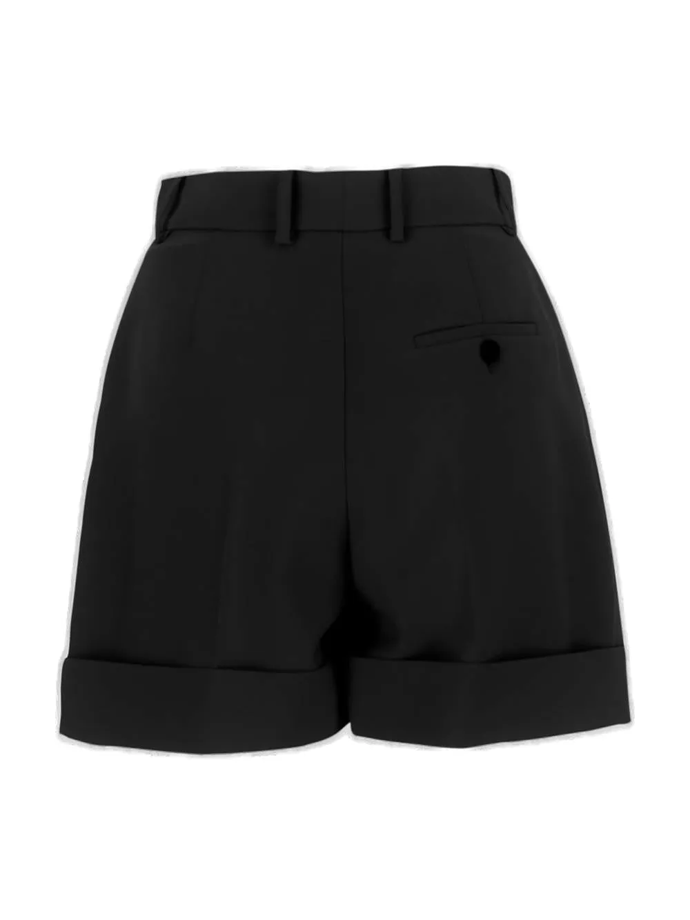 Alexander McQueen Pleat Detailed Tailored Shorts