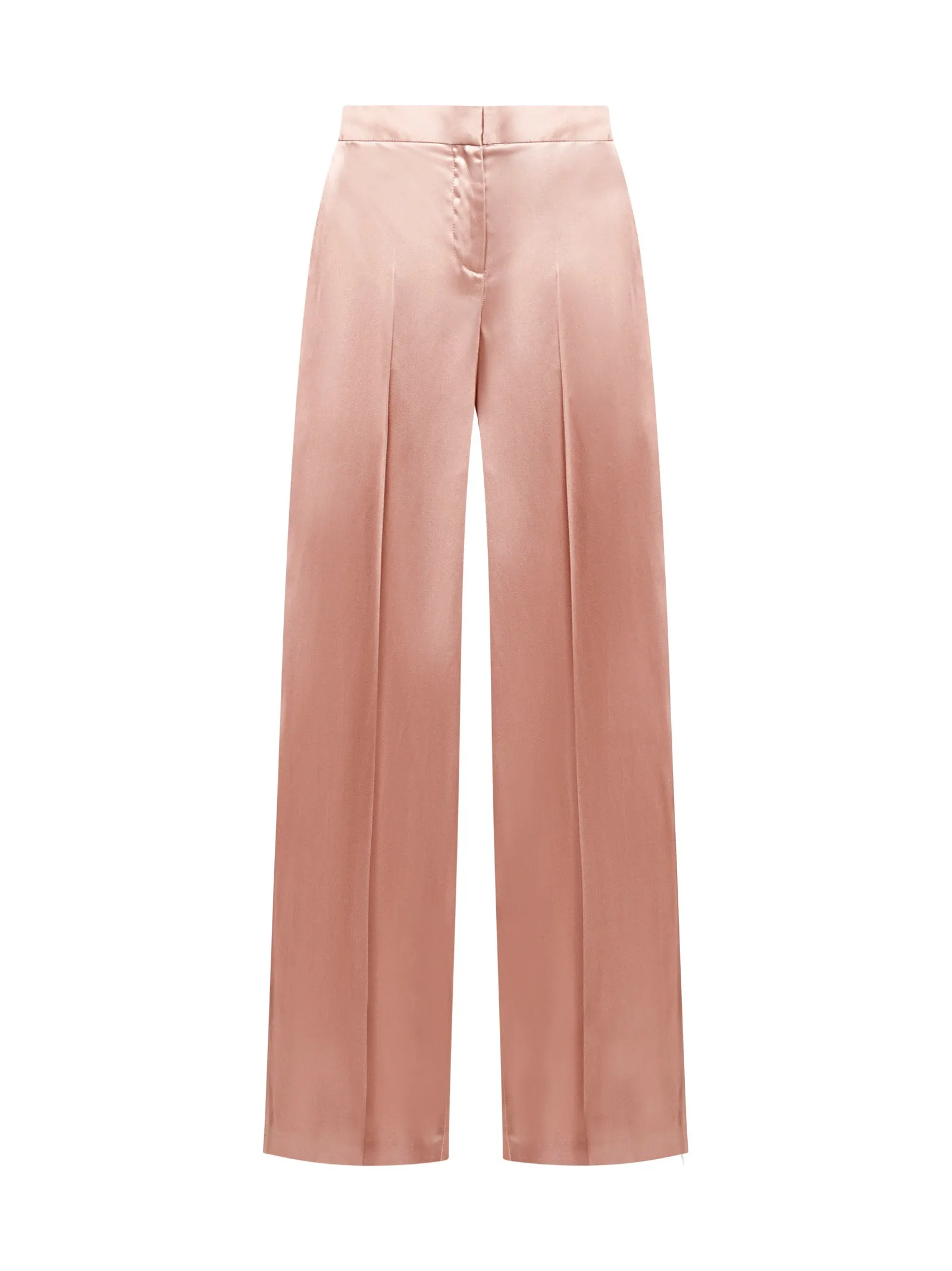 Alexander McQueen Satin Wide Leg Trousers