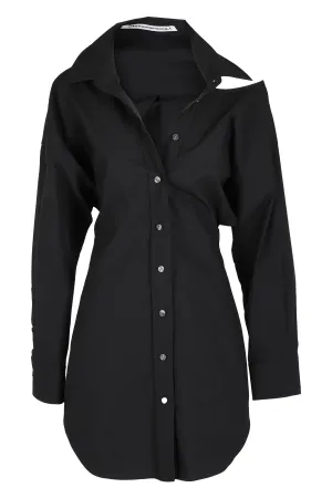 Alexander Wang Cut Out Shirt Dress