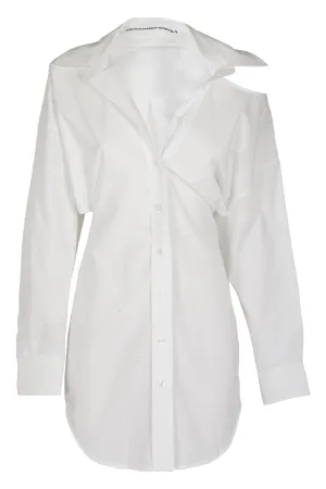 Alexander Wang Cut Out Shirt Dress