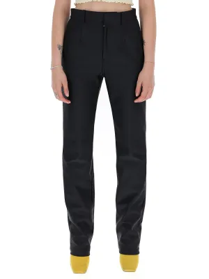 Alexander Wang High Waist Straight Leg Trousers