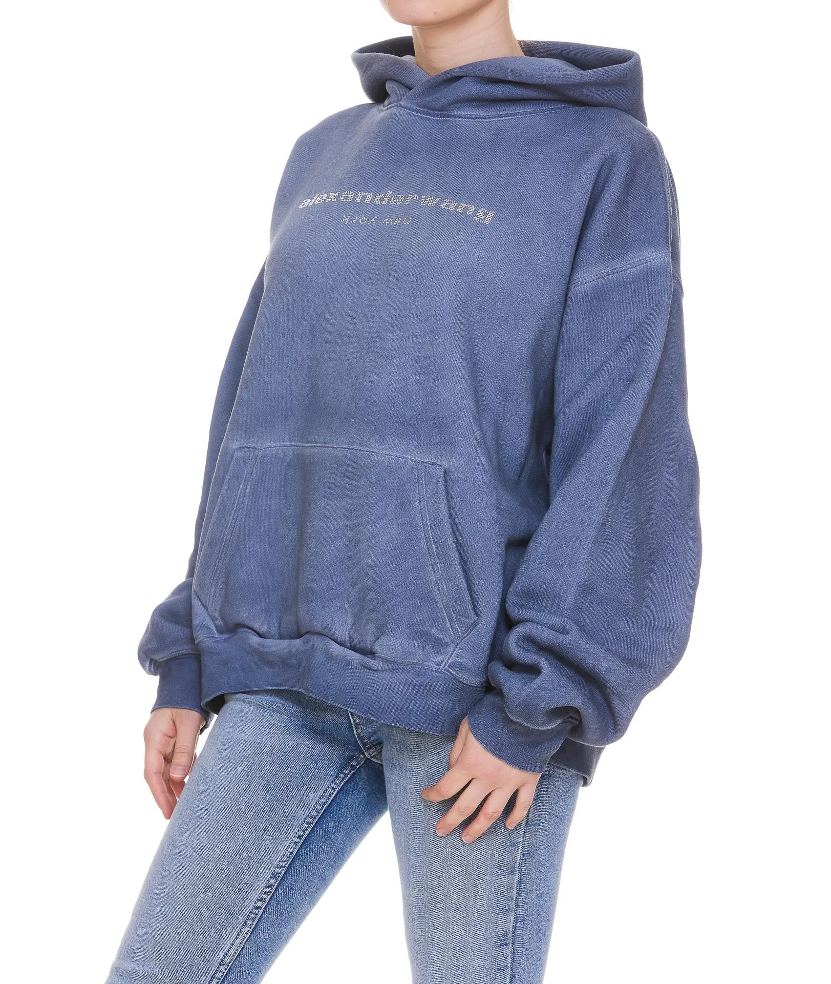 Alexander Wang Logo Detailed Hoodie