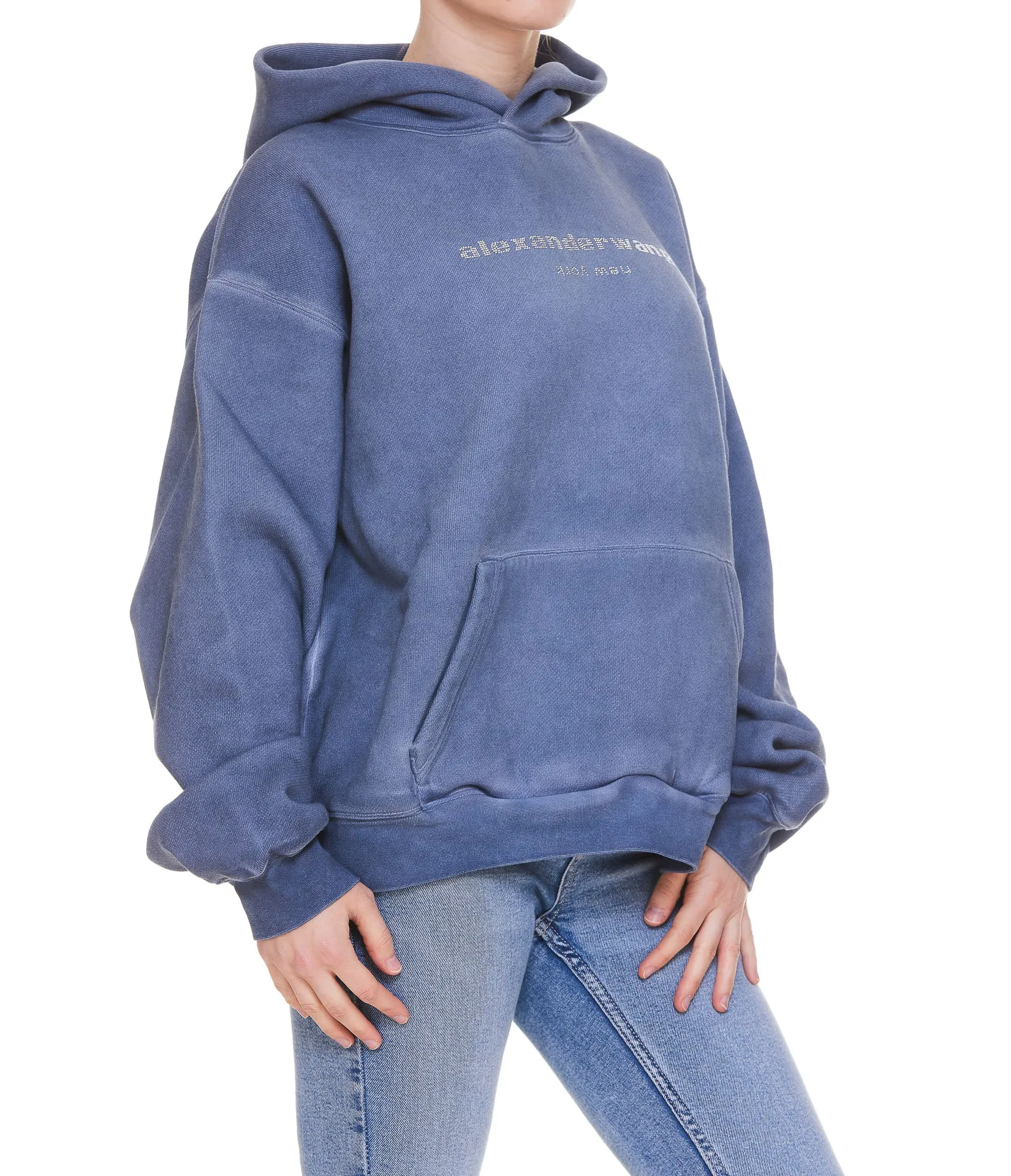 Alexander Wang Logo Detailed Hoodie