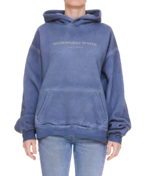 Alexander Wang Logo Detailed Hoodie