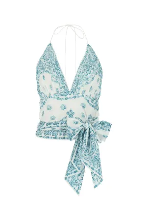 Alexandre Vauthier Bandana Printed Top