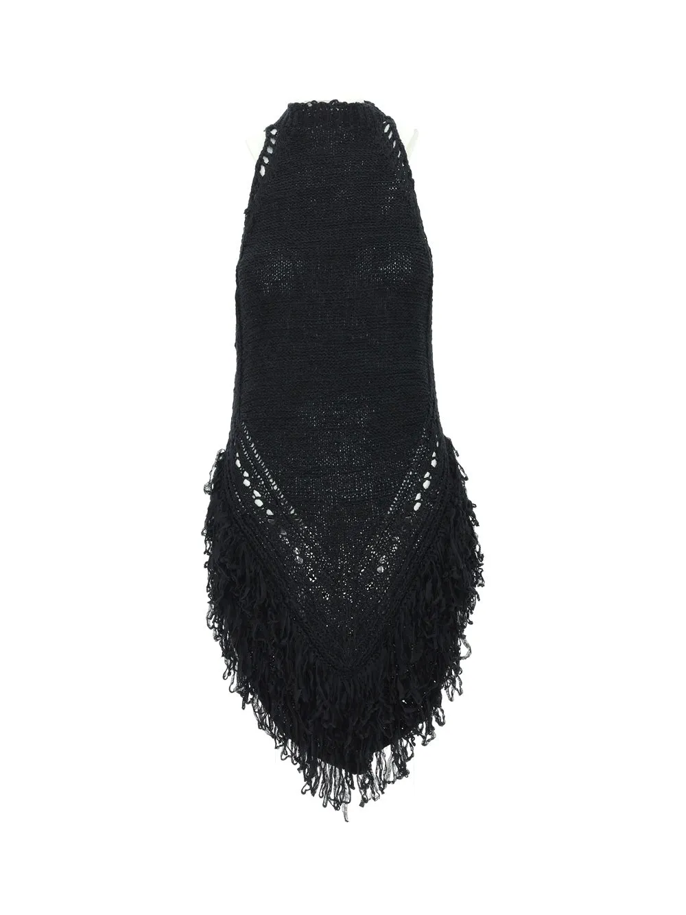Alexandre Vauthier Fringed Knit Mini Dress