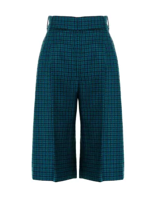 Alexandre Vauthier High-Waisted Checked Culottes