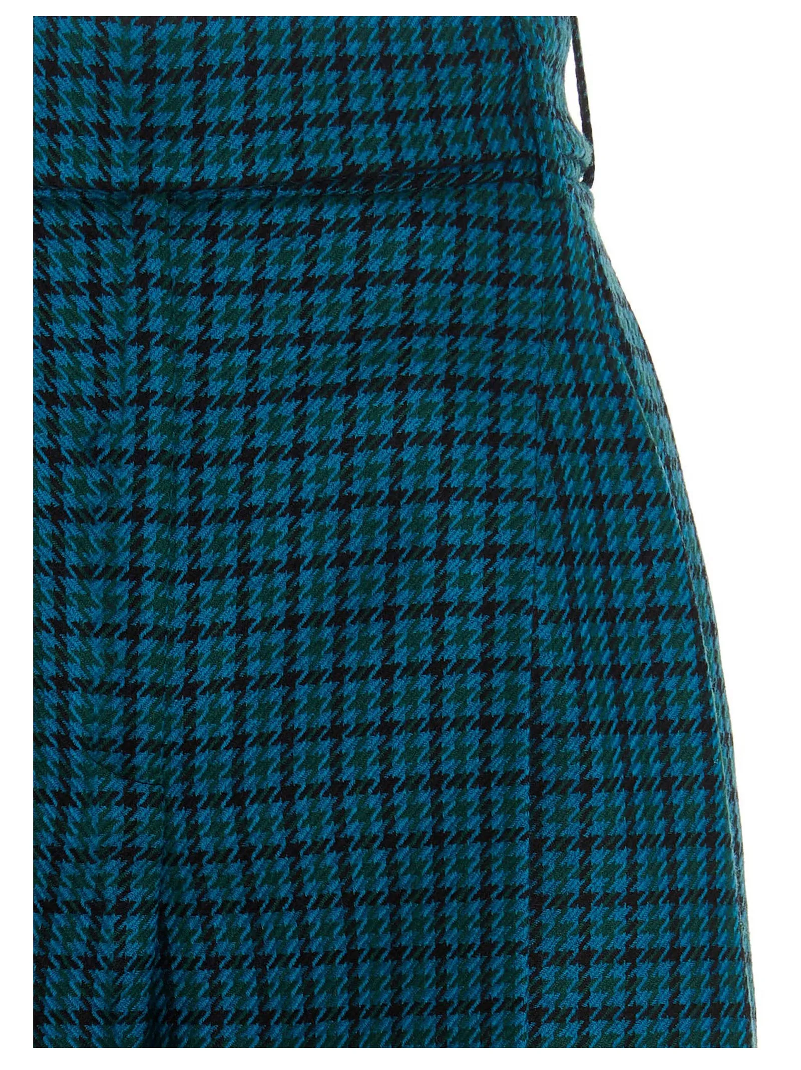 Alexandre Vauthier High-Waisted Checked Culottes