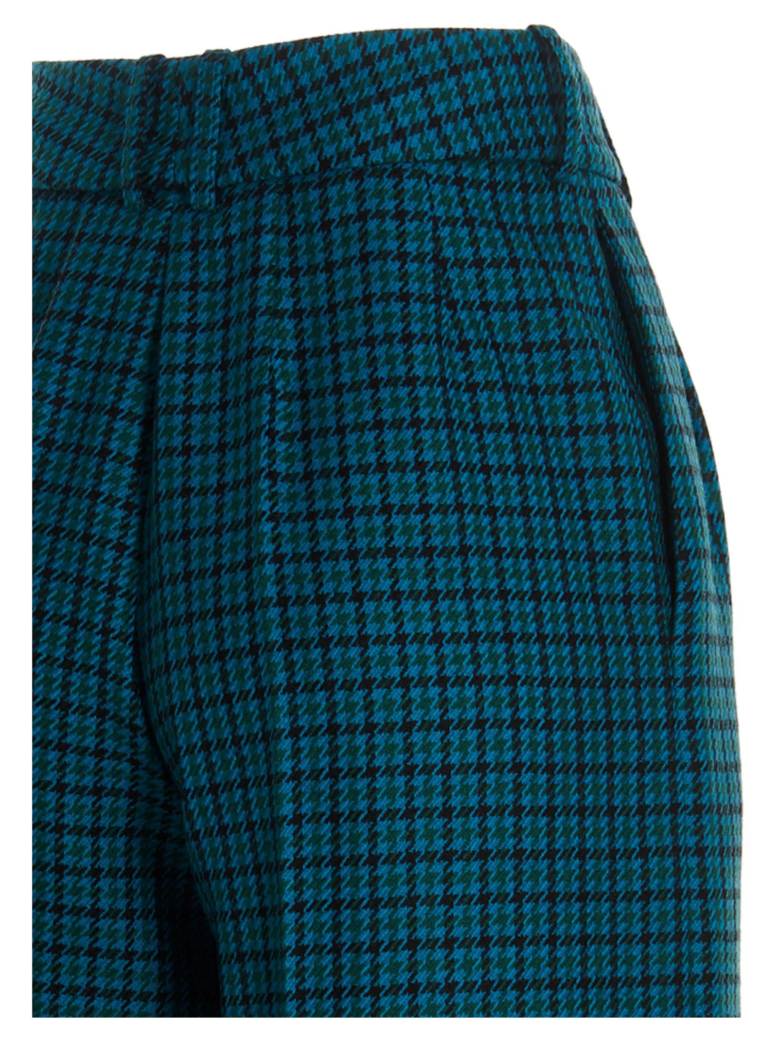 Alexandre Vauthier High-Waisted Checked Culottes