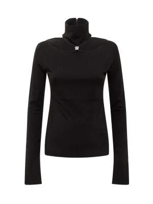 Ambush Cut-Out Jewel Embellished Top