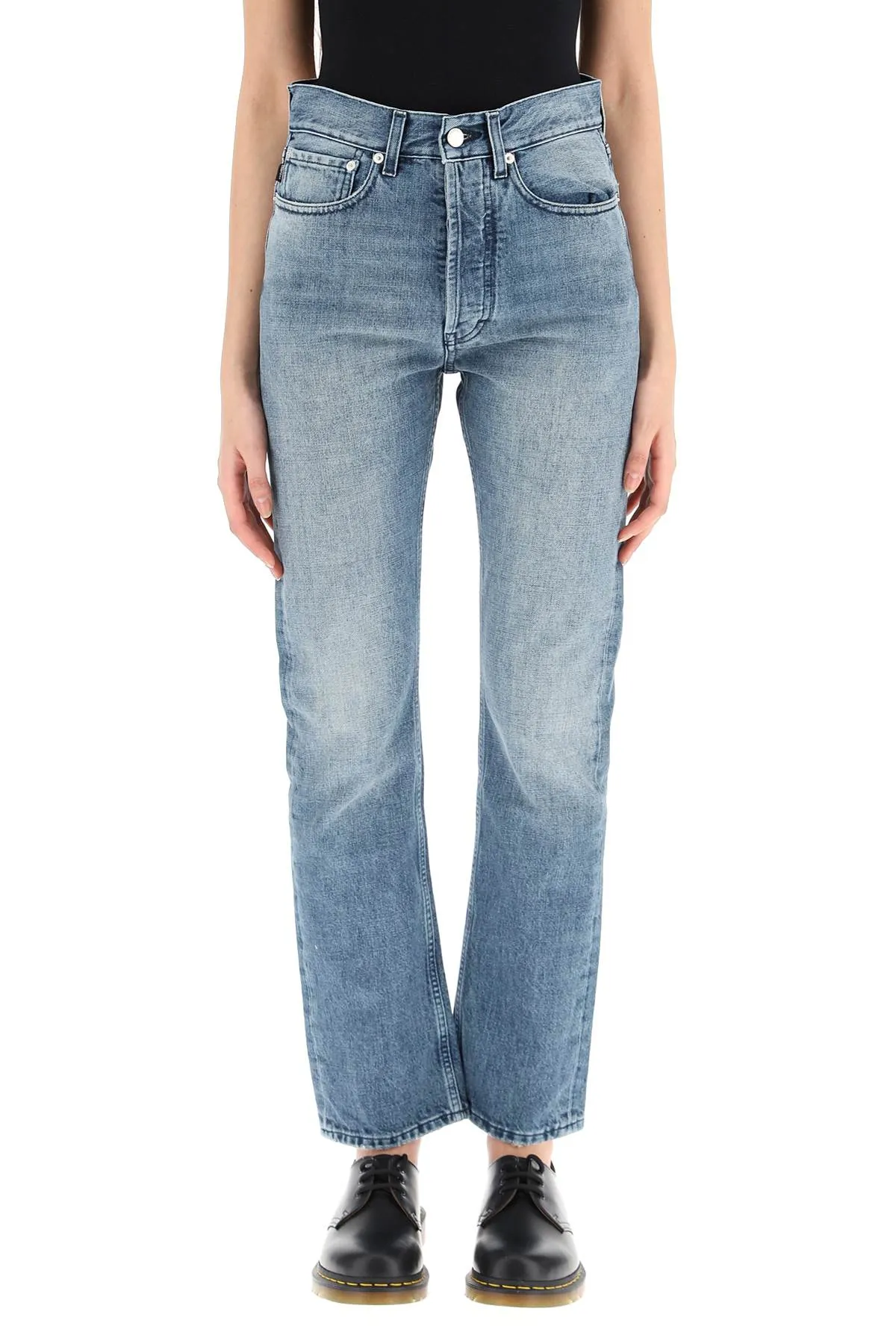 Ambush High-Rise Straight-Leg Jeans