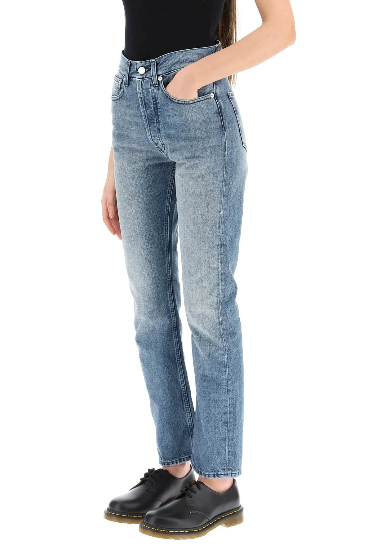 Ambush High-Rise Straight-Leg Jeans