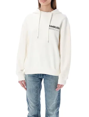 Ambush Logo Printed Drawstring Hoodie