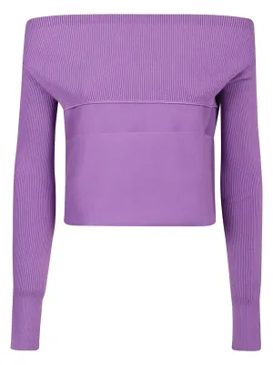 Ambush Off The Shoulder Long Sleeved Sweater