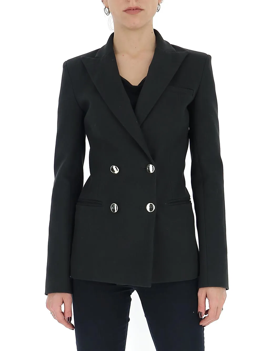 Amen V-Neck Double Breasted Jacket
