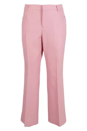 AMI Mid-Rise Cropped Flared Trousers